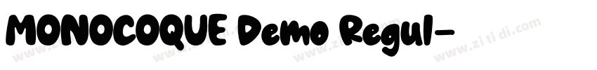 MONOCOQUE Demo Regul字体转换 MONOCOQUE Demo Regul字体转换